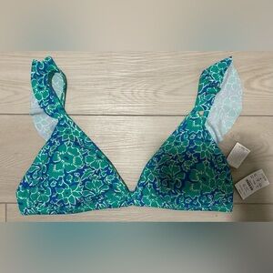 J. Crew Floral Bikini Top
